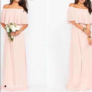 NWOT Show Me Your Mumu Hacienda Maxi Dress In Dusty Blush S